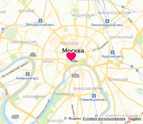 На карте