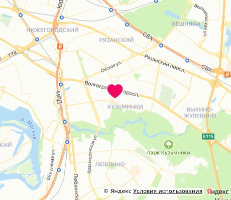 На карте