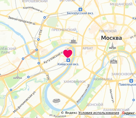 На карте