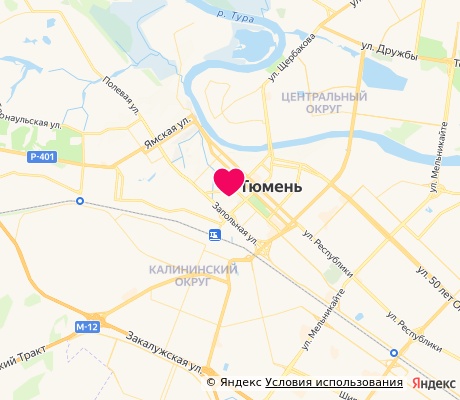 На карте