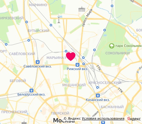 На карте
