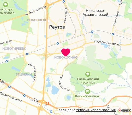 На карте