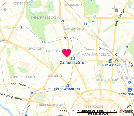 На карте