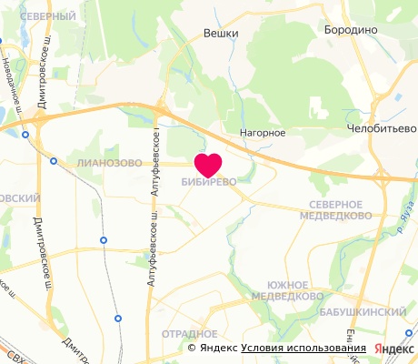 На карте
