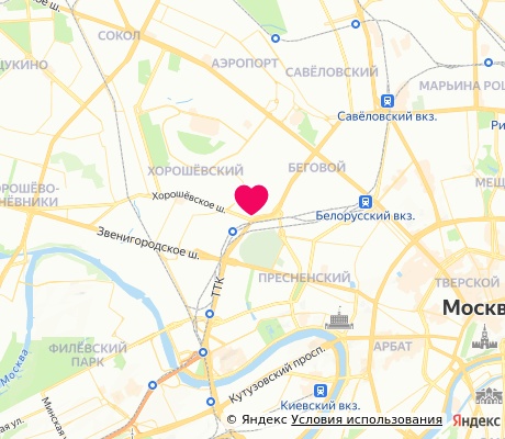 На карте