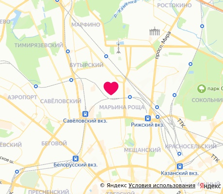 На карте