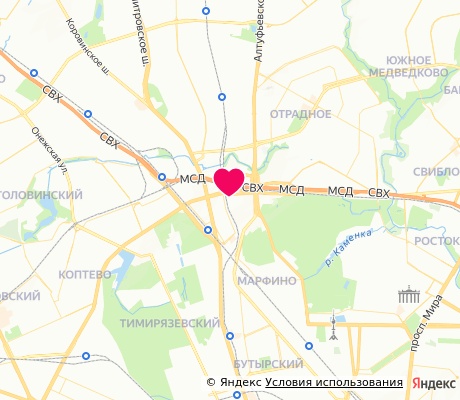 На карте