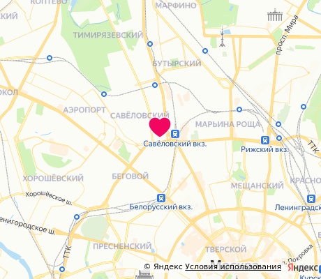 На карте