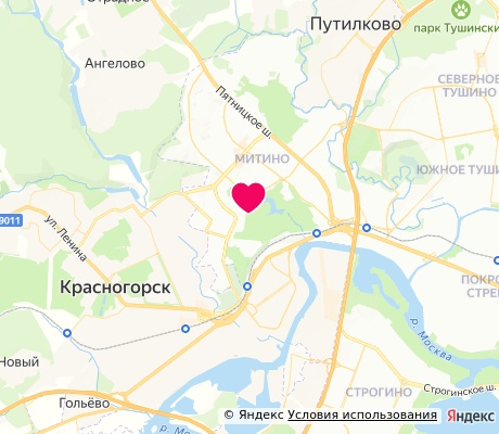 На карте