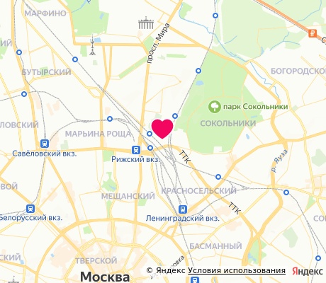 На карте