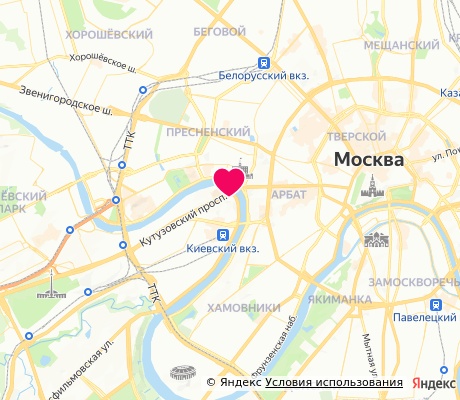 На карте