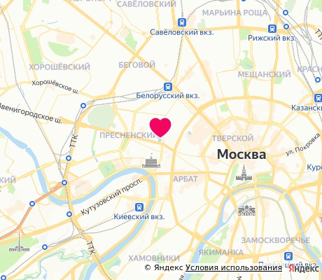 На карте