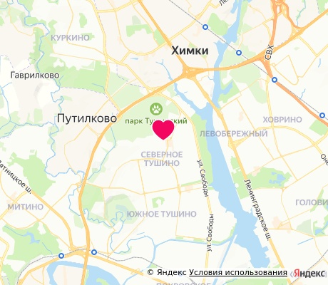 На карте