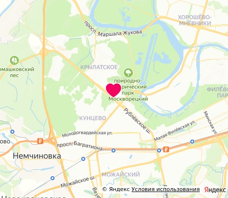 На карте