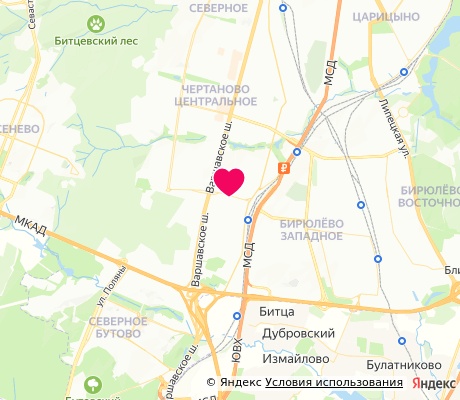 На карте