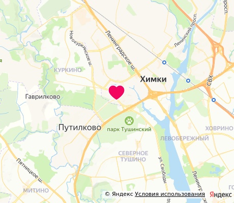 На карте