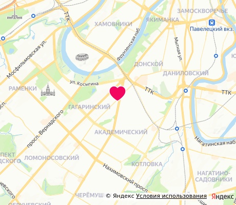 На карте