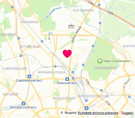 На карте