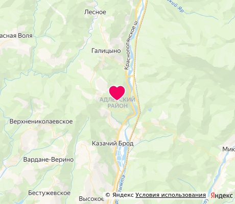 На карте