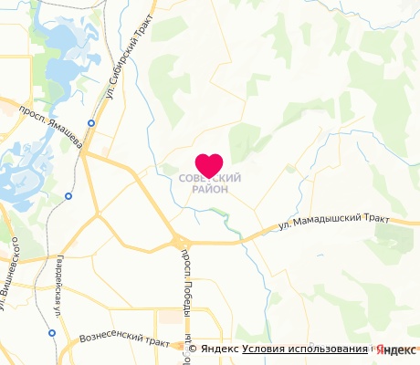 На карте