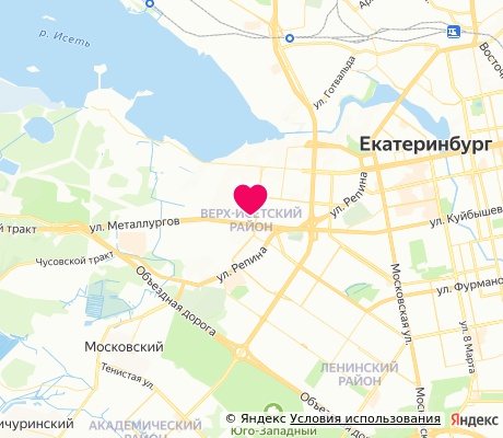 На карте