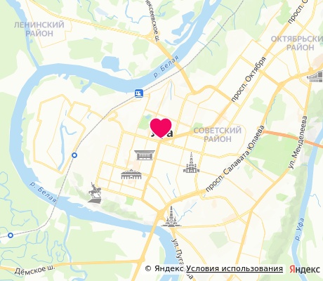 На карте