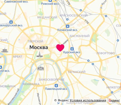 На карте