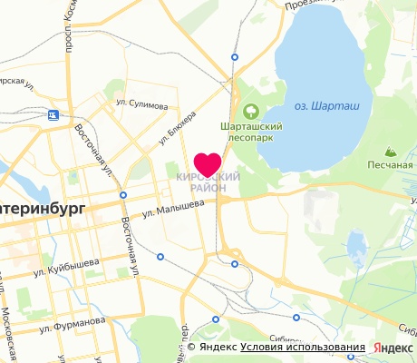 На карте