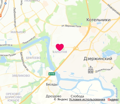 На карте