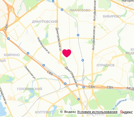 На карте