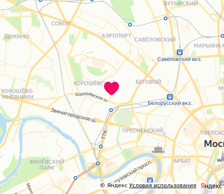 На карте