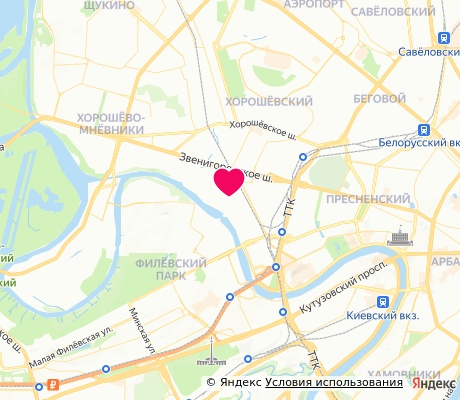 На карте