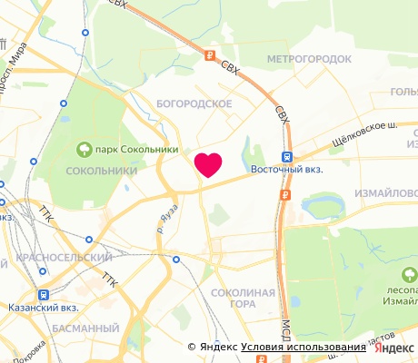 На карте