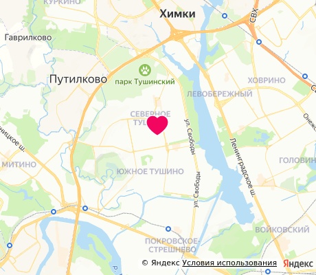 На карте