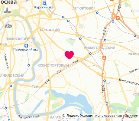На карте