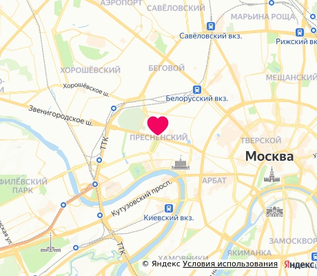 На карте