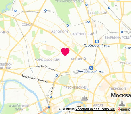 На карте