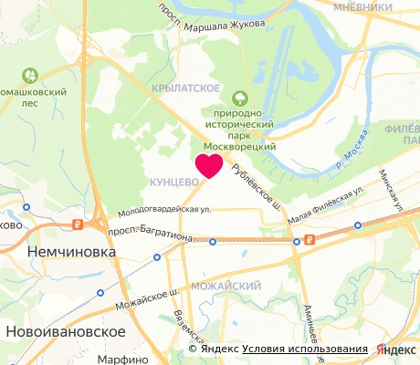 На карте