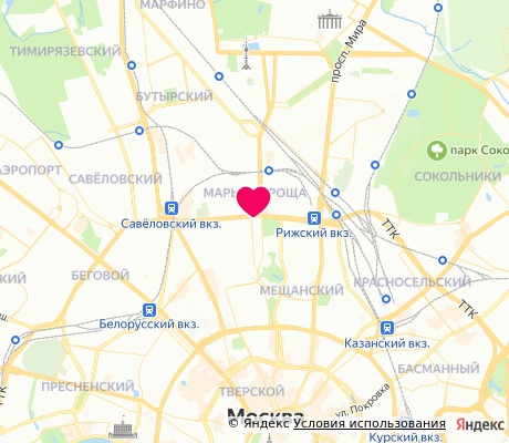 На карте