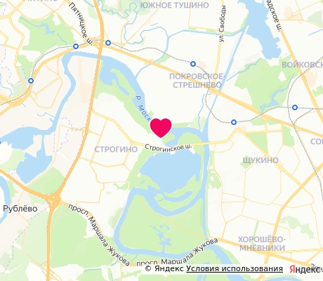 На карте