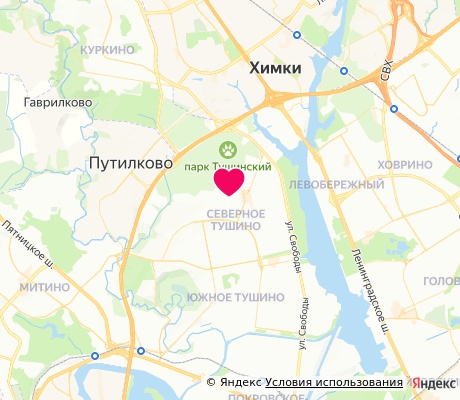 На карте