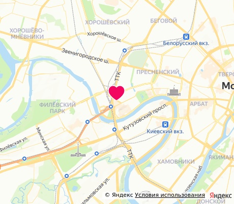 На карте