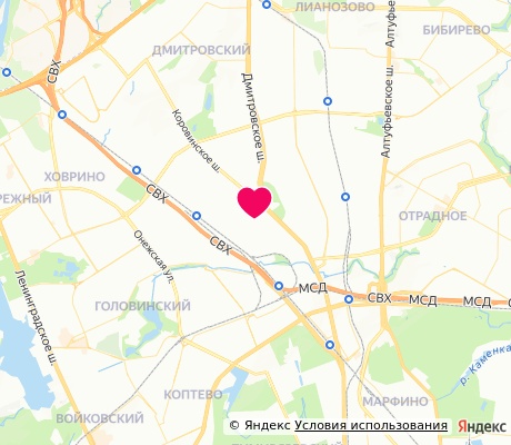 На карте