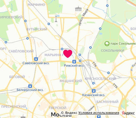 На карте