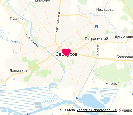На карте