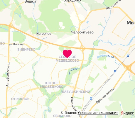 На карте