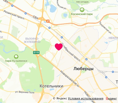 На карте