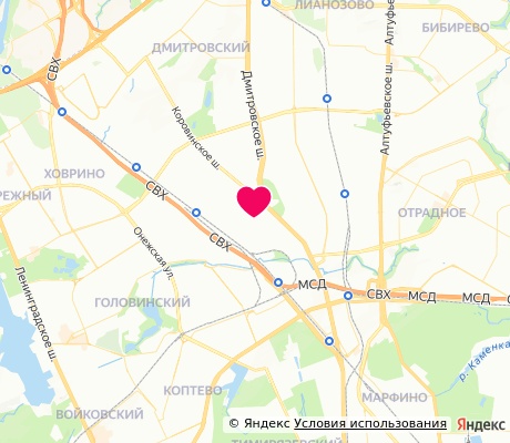 На карте