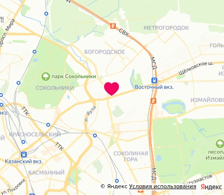 На карте