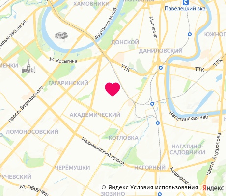 На карте